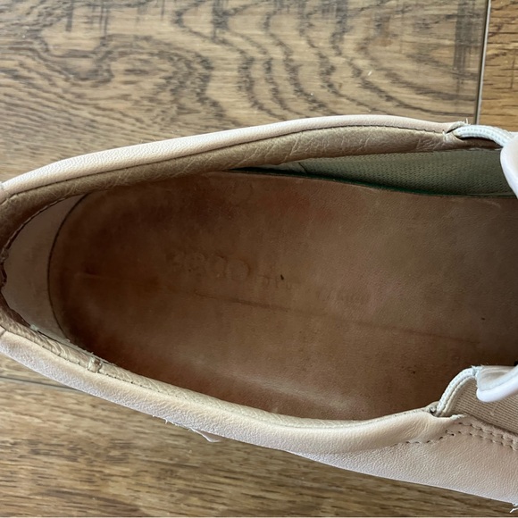 Ecco Women's flesh/ PinkWoven Leather Slip-On Loafers - Picture 7 of 11